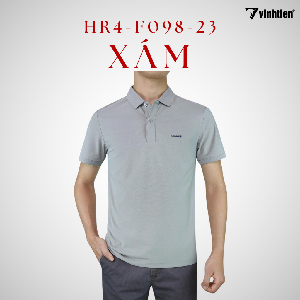 Áo Polo Nam, Áo Thun Nam Vĩnh Tiến Form Ôm Slimfit Dáng Trẻ, Thanh Lịch, Sang Trọng 329 - Nhiều Màu