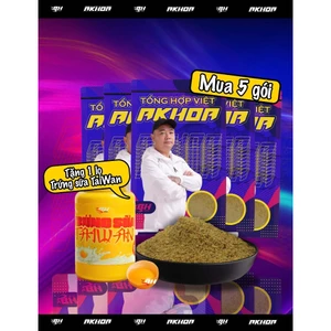 MỒI CÂU TỔNG HỢP A KHOA 250G MUA 5 TẶNG HƯƠNG LIỆU