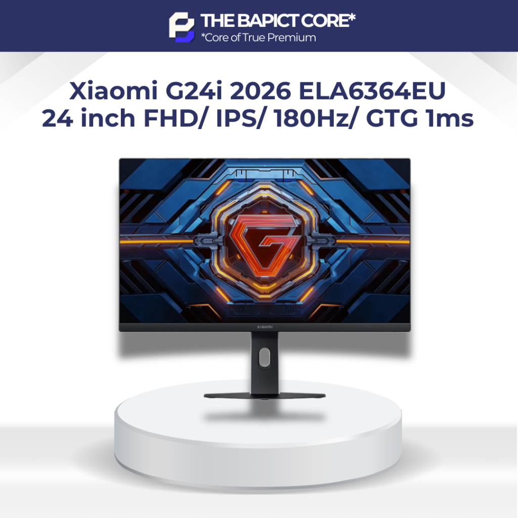 [HOẢ TỐC HCM] Màn hình Gaming Xiaomi G24i NEW 2026 ELA6364EU - 24 inch FHD/ IPS/ 180Hz / GTG 1ms - BH 2 năm