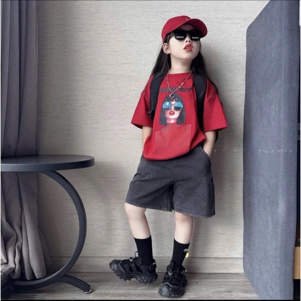 Set áo + quần jean thụng cho bé 9-41kg