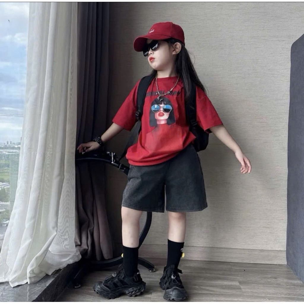 Set áo + quần jean thụng cho bé 9-41kg
