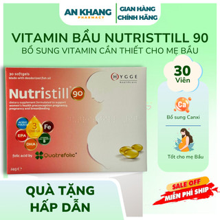Vitamin Bầu Nutristill 90 - Bổ Sung DHA, EPA & Vitamin Cho Phụ Nữ Mang Thai & Cho Con Bú