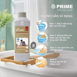 [Mua là có quà] Nước Vệ Sinh Tường & Sàn Nhà PRIME IZY Clean Nano Silver 1000ml Diệt Khuẩn 99.9%, Khử Mùi, Chống Nấm Mốc