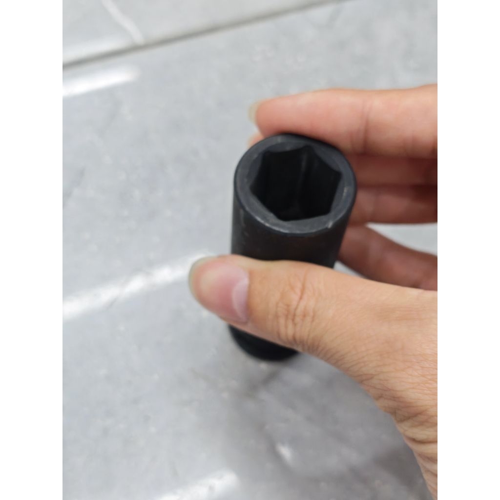 Khẩu dài 1/2" cho súng vặn ốc, khẩu đen