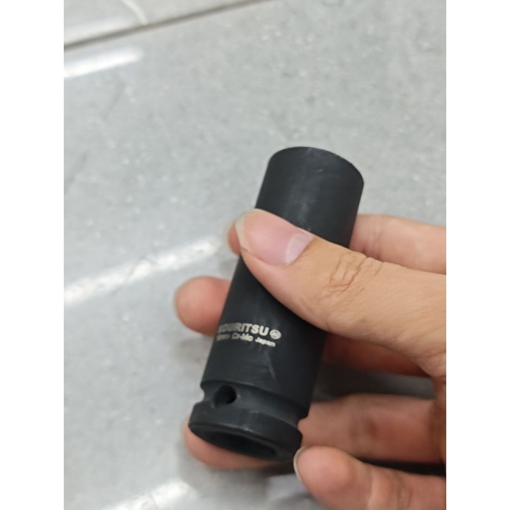 Khẩu dài 1/2" cho súng vặn ốc, khẩu đen