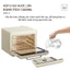 Lò nướng hơi nước Lò Nướng Hấp Đa Năng QCOOKO 22L chuyên chiên, nướng, hấp sẵn chương trình 80 m