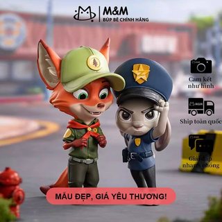 Figure Judy & Nick - Zootopia Disney - Mô Hình Trang Trí, Đồ Chơi Quà Tặng Sinh Nhật Cho Bé Trai/Gái