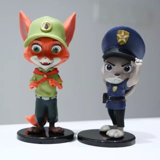 Figure Judy & Nick - Zootopia Disney - Mô Hình Trang Trí, Đồ Chơi Quà Tặng Sinh Nhật Cho Bé Trai/Gái