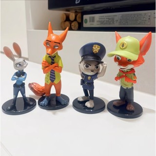 Figure Judy & Nick - Zootopia Disney - Mô Hình Trang Trí, Đồ Chơi Quà Tặng Sinh Nhật Cho Bé Trai/Gái