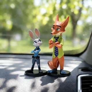 Figure Judy & Nick - Zootopia Disney - Mô Hình Trang Trí, Đồ Chơi Quà Tặng Sinh Nhật Cho Bé Trai/Gái