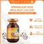 Bổ sung canxi cho bé Kids Mega Milky Calcium Spring Leaf giúp phát triển xương và chiều cao 120 viên