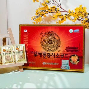 Nước Đông Trùng Hạ Thảo Hộp Gỗ Vàng Dream 60 gói