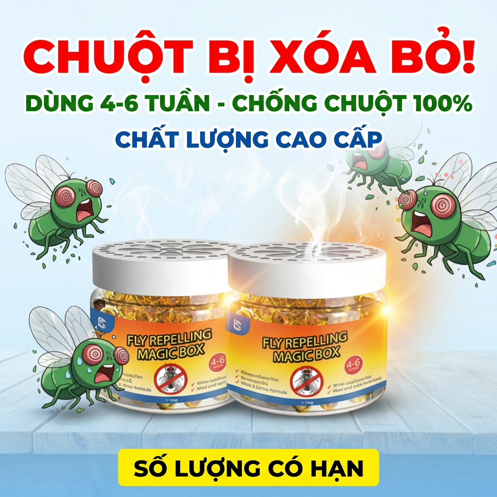 M1T1 thuốc diệt ruồi công nghệ mạnh, 360 độ diệt sạch ruồi trong nhà tận gốc