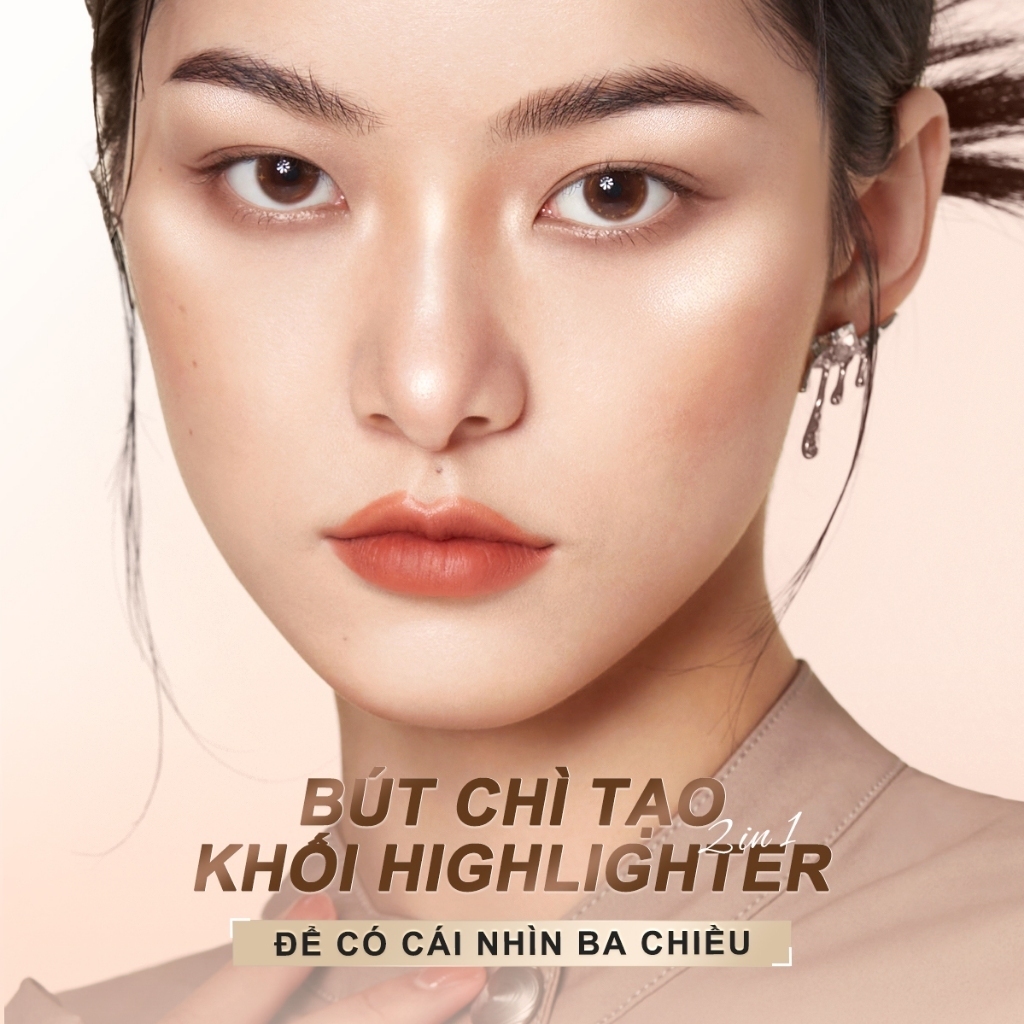 Bút Tạo Khối 2 Đầu SACE LADY – Contour & Highlight Mịn Lì, Tán Dễ, Tạo Khối Tự Nhiên 3.2g