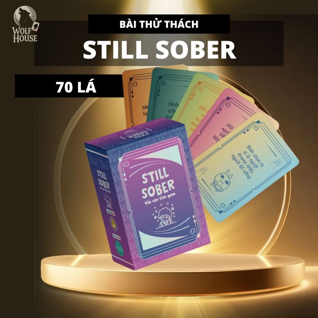 Bộ Bài Still Sober Huệ B Drinking Game Việt Hóa Giấy Cứng Nhậu Gắn Kết Bạn Bè