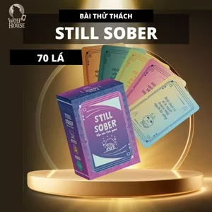 Bộ Bài Still Sober Huệ B Drinking Game Việt Hóa Giấy Cứng Nhậu Gắn Kết Bạn Bè