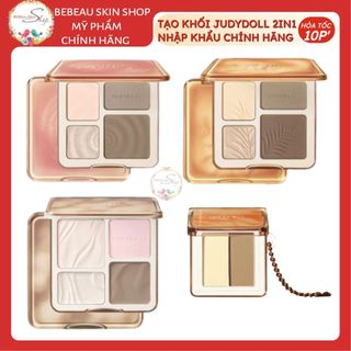 Phấn Tạo Khối Và Bắt Sáng 4 Ô JUDYDOLL Highlight & Contour Palette Chính Hãng - Bebeau