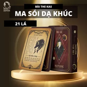 Bộ Bài Ma Sói Nocturne 66 Lá Dạ Khúc Giấy Cứng Dày Nhiều Vai Trò Mới Chơi Nhóm Board Game