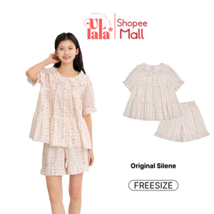 Ullala Pajamas Silene Bộ ngủ mặc nhà nữ ngắn tay Freesize