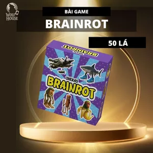 Bộ Trò Chơi Brainrot Giấy Cứng Giải Trí Hấp Dẫn Phù Hợp Mọi Đối Tượng Chơi Nhóm
