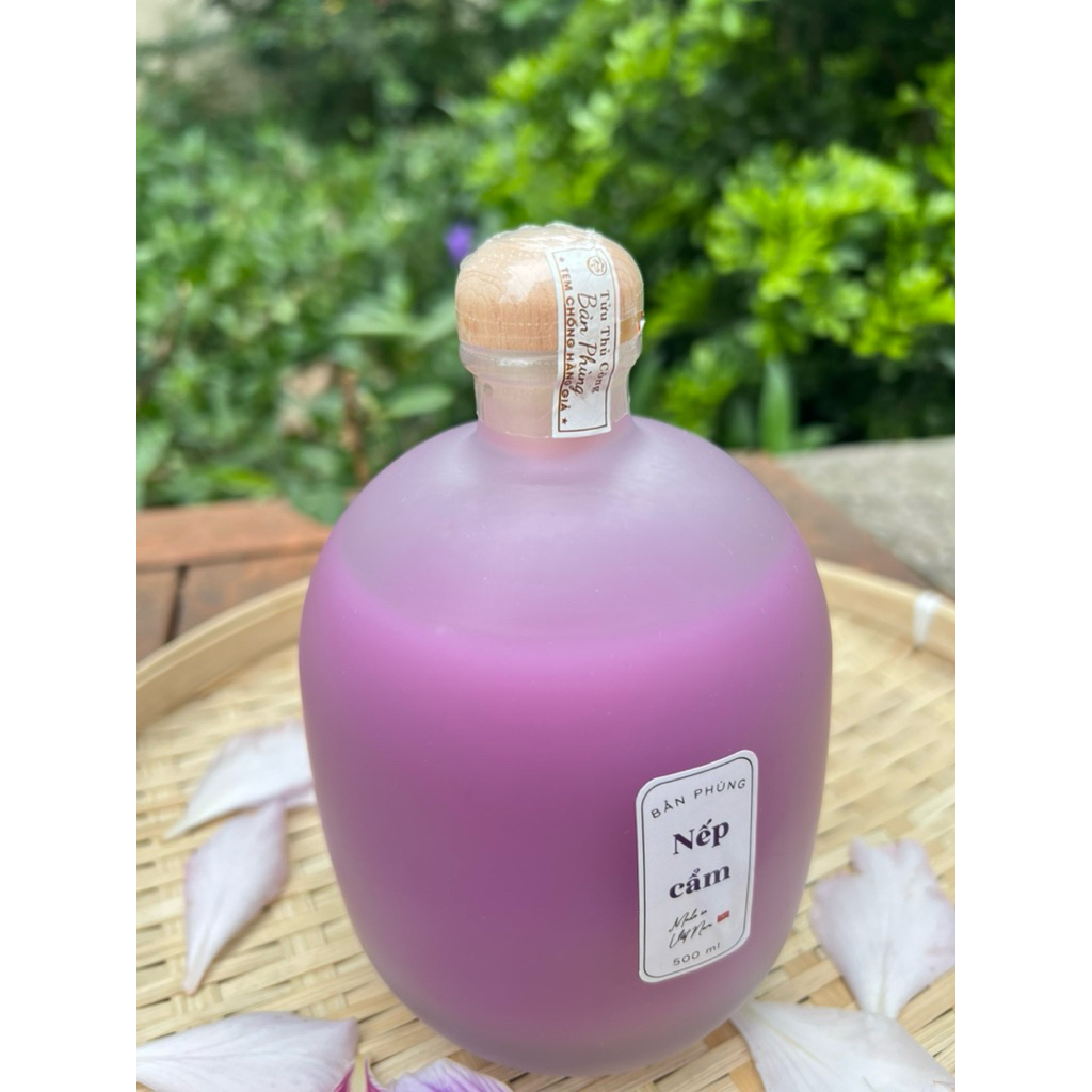 Bản Phùngg- Nếp Cẩm Thủ Công Đặc Sản Tây Bắc, Bình Thuỷ Tinh 500ml