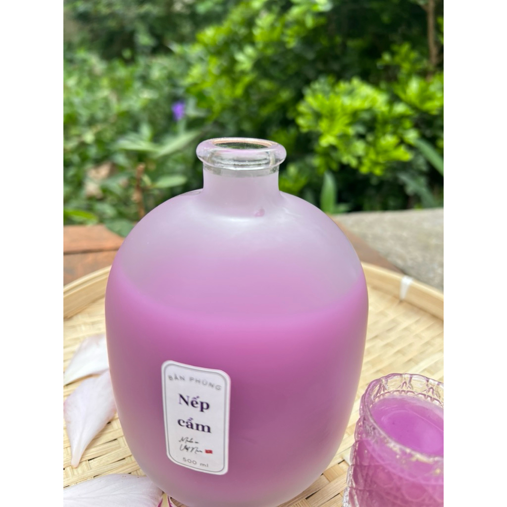 Bản Phùngg- Nếp Cẩm Thủ Công Đặc Sản Tây Bắc, Bình Thuỷ Tinh 500ml