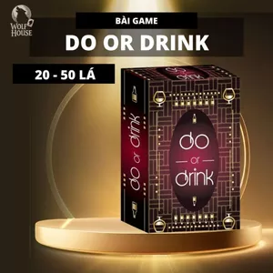 Combo 10 Bộ Bài Do Or Drink Ver A 50 Lá Giấy Cứng Thử Thách Hoặc Uống Party Game Tiệc Tùng