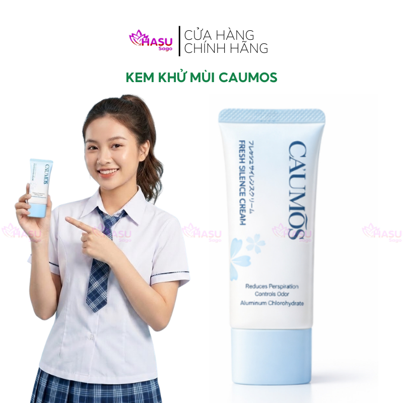 [Combo 2] Kem Bôi Caumos Khử Mùi, Dưỡng Da, Giảm Tiết Mồ Hôi Tay Chân 30g