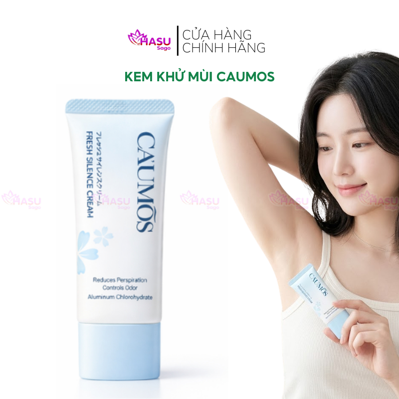 Kem Bôi Caumos Khử Mùi, Dưỡng Da, Giảm Tiết Mồ Hôi Tay Chân 30g