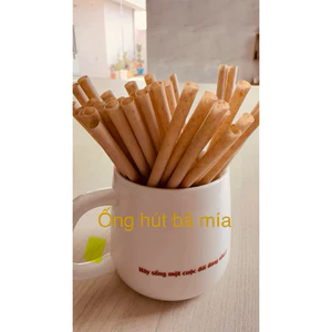 1000 cái Ống hút bã mía phi 6, size 6*150mm, 162 đồng/cái