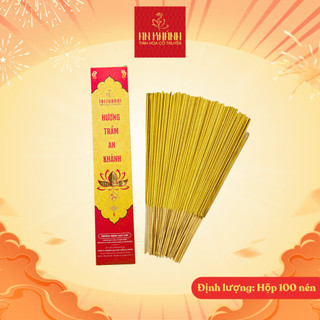 [100 nén] Nhang Thần Tài Cao Cấp An Khánh, Nhang Cuộn Tàn Thần Tài Vàng Ánh Kim Ít Khói Hương Thơm