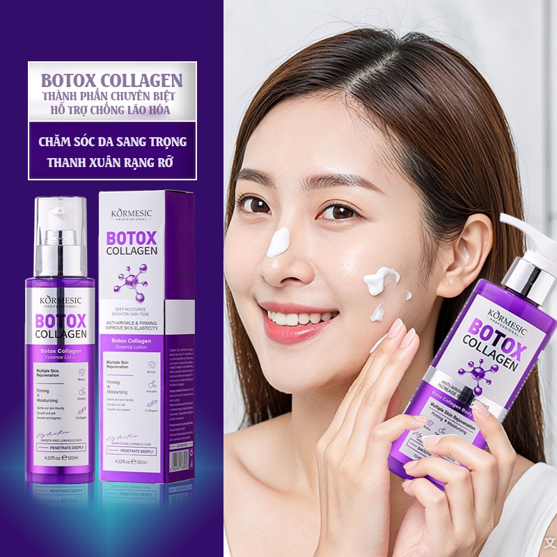 【 Mua 1 Tặng 4】Sữa Dưỡng Tinh Chất Botox Collagen Trẻ Hóa Da 120g - Dưỡng Ẩm, Làm Mềm, Giảm Nhăn  Không Kích Ứng