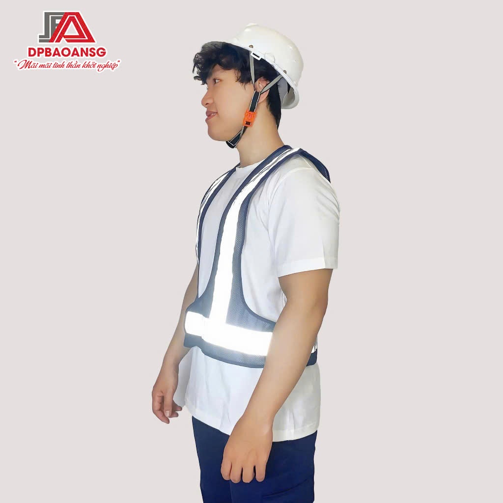 Áo Phản Quang Chữ A Bảo Hộ Lao Động Hoặc Đi Phượt - Gọn Nhẹ, Dễ Mặc, Tăng Nhận Diện Ban Đêm