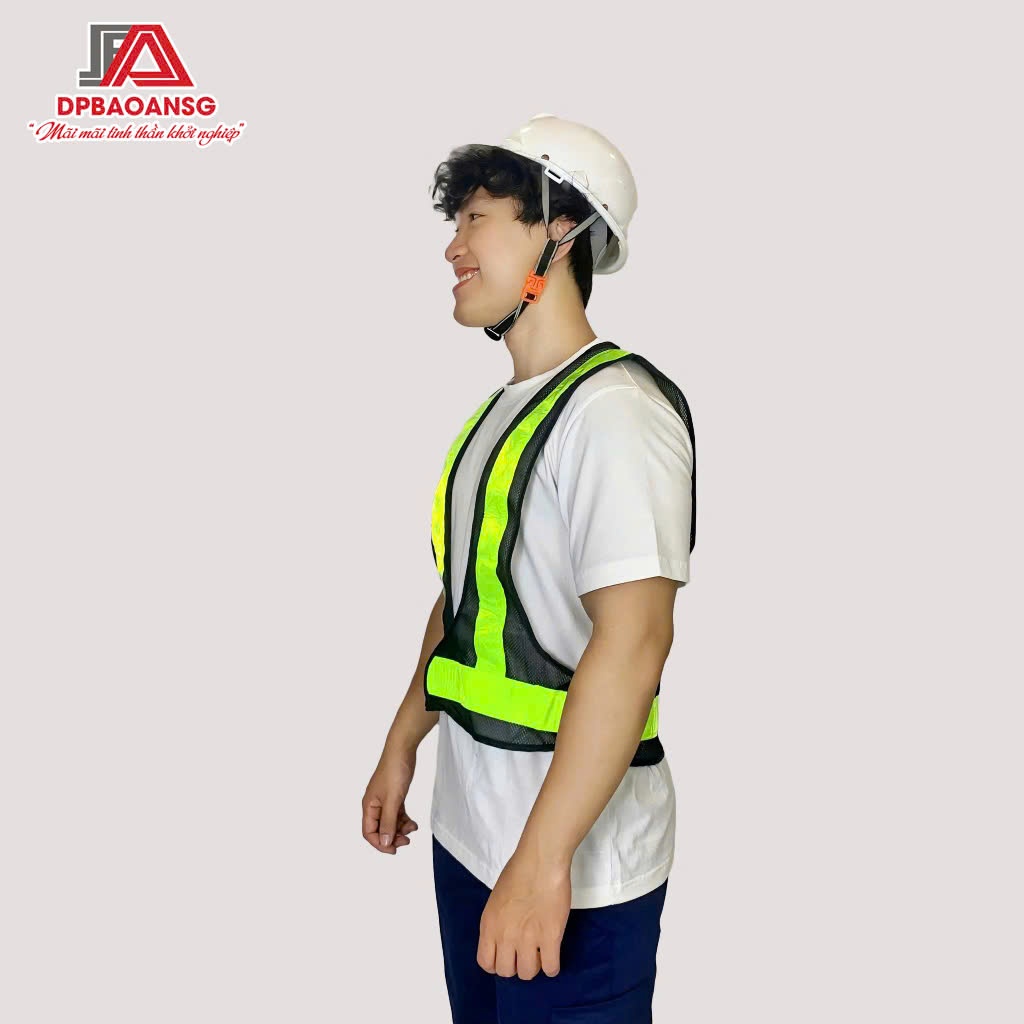 Áo Phản Quang Chữ A Bảo Hộ Lao Động Hoặc Đi Phượt - Gọn Nhẹ, Dễ Mặc, Tăng Nhận Diện Ban Đêm