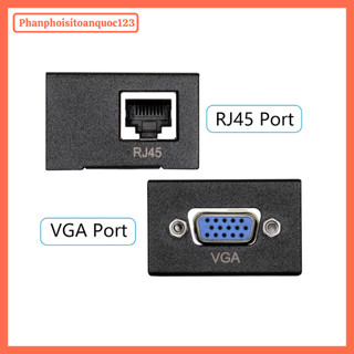Bộ Nối Dài VGA Qua Cáp Mạng LAN 60M FB – VGA Signal Extender 60M CAT5e/CAT6