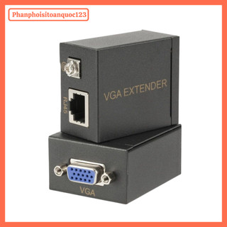 Bộ Nối Dài VGA Qua Cáp Mạng LAN 60M FB – VGA Signal Extender 60M CAT5e/CAT6