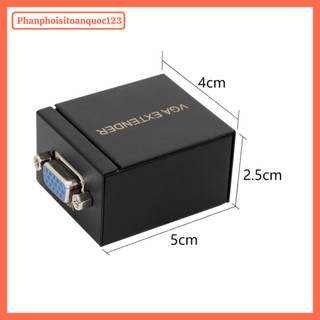 Bộ Nối Dài VGA Qua Cáp Mạng LAN 60M FB – VGA Signal Extender 60M CAT5e/CAT6