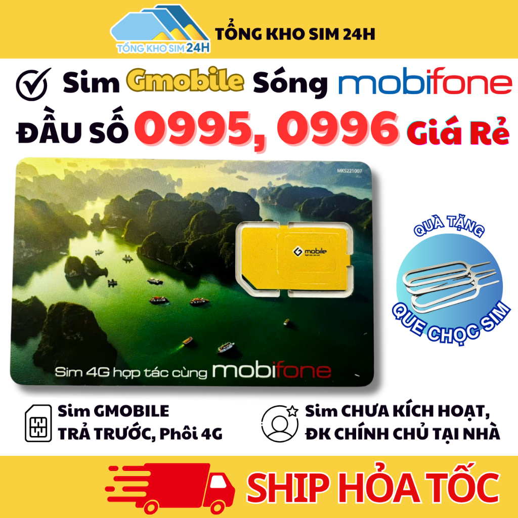 Sim Gmobile Số Đẹp Đầu 099 Chỉ từ 149k Sóng Mobifone Mạnh Free Gói 4G ...