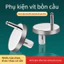Phụ Kiện Nắp Bồn Cầu, 1 Cặp (2 Chiếc), Bu Lông & Kẹp Cố Định Thông Dụng Bộ Vít Vít Bồn Cầu