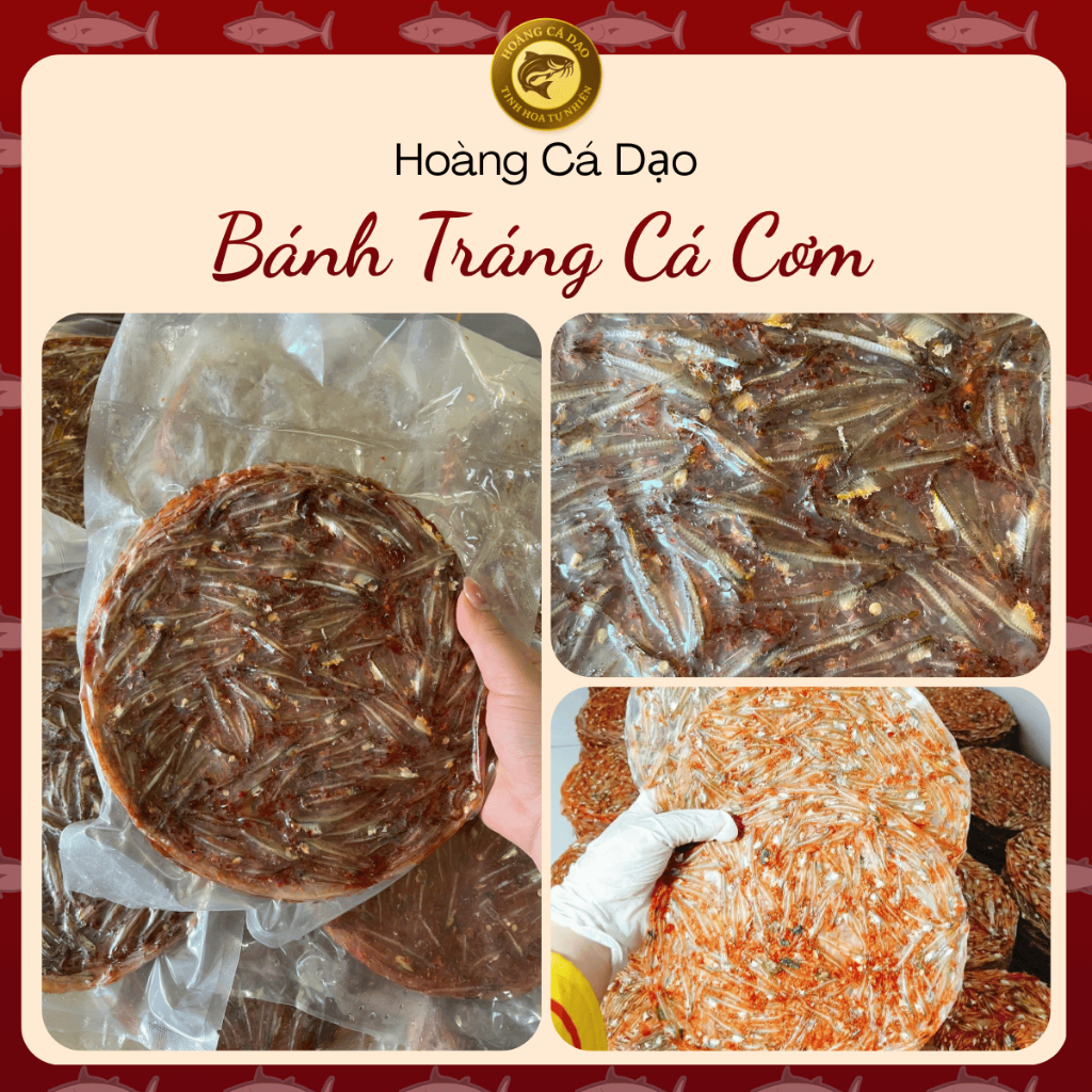 Bánh Tráng Cá Cơm Tẩm Vị Nhẹ - Đặc Sản Miền Tây, Ăn Là Nghiền, Món Ăn Gia Đình, Món Nhậu Ngon