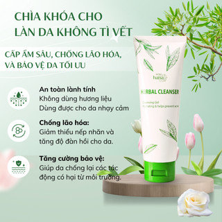 [Bao Bì Mới] Sữa rửa mặt thảo dược RIORI HANA độ ph 5.5 dung tích 120g an toàn lành tính phù hợp với mọi loại da