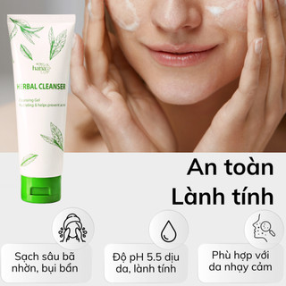 [Bao Bì Mới] Sữa rửa mặt thảo dược RIORI HANA độ ph 5.5 dung tích 120g an toàn lành tính phù hợp với mọi loại da