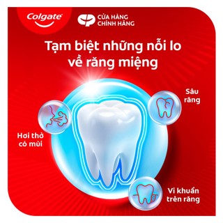 [HB Gift] Kem Đánh Răng Colgate Muối Lá Ổi Hồng giảm hôi miệng và vi khuẩn tích tụ 150g/ tuýp