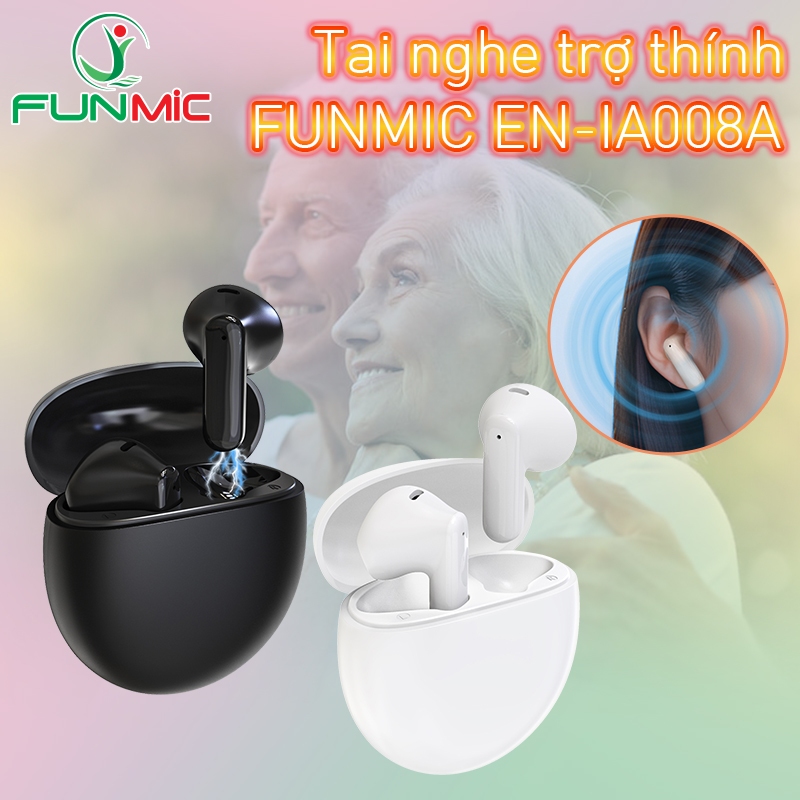 Tai nghe trợ thính cao cấp Funmic EN-IA008A - Âm thanh chân thật, to rõ, thiết kế hiện đại