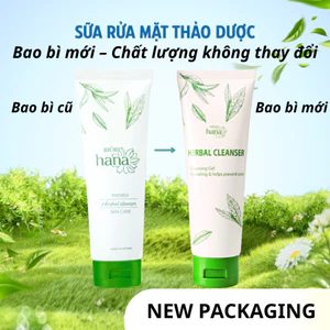 Sữa rửa mặt thảo dược RIORI HANA pH 5.5 dung tích 120g phù hợp với mọi loại da