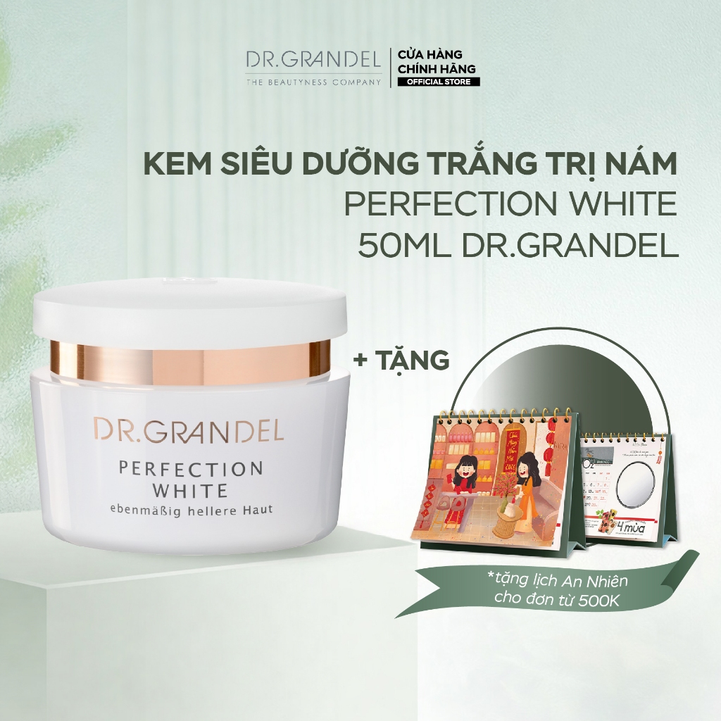 Kem dưỡng trắng, tr.ị nám Dr.Grandel PERFECTION WHITE 50ml