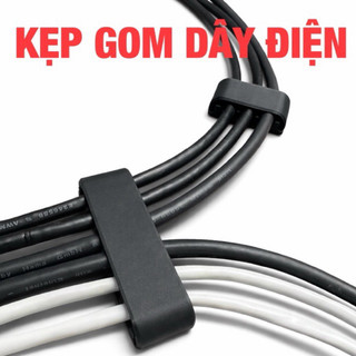 Kẹp Gom Dây Điện Đa Năng – Kẹp Giữ Dây Sạc, Dây Điện Gọn Gàng, Cable Organizer Chống Rối Bàn Làm Việc