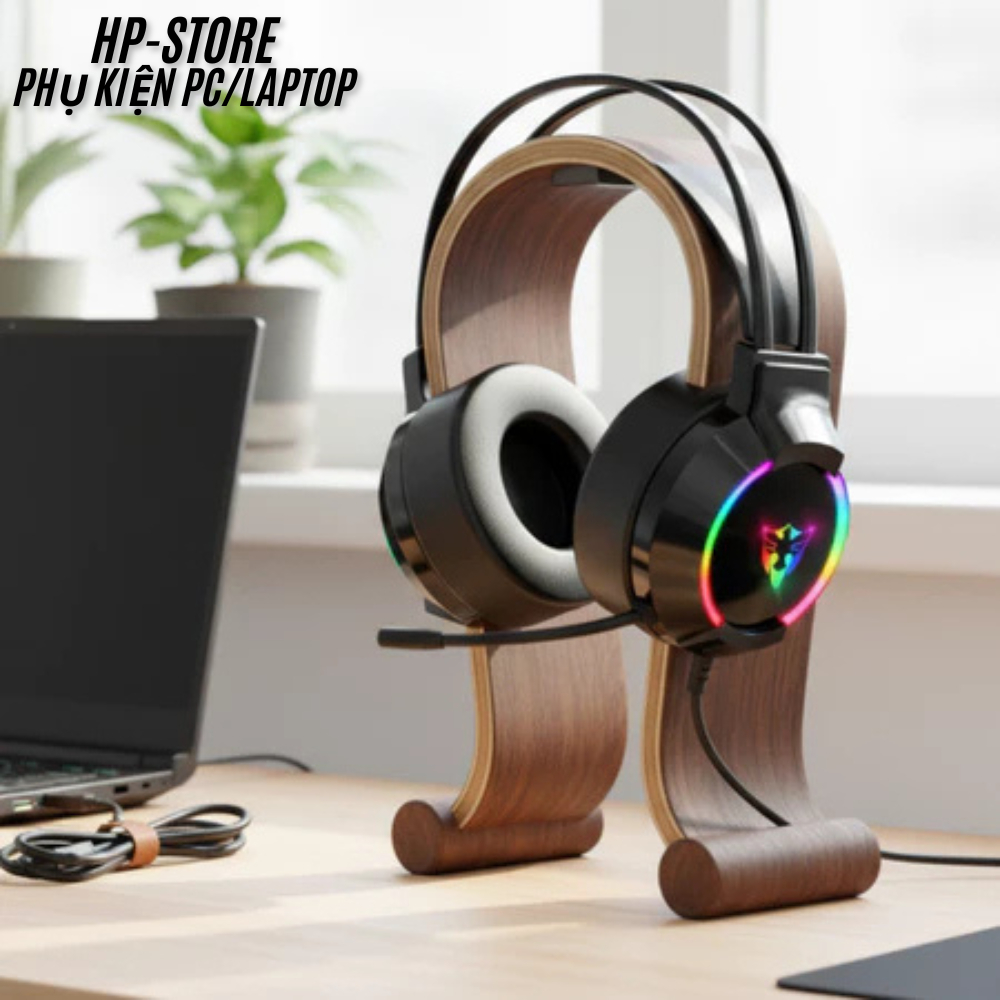 Tai Nghe Gaming Có Dây G606 - Âm Thanh Vòm Surround - Đèn LED RGB - Mic Đàm Thoại Chống Ồn, Bh 12T
