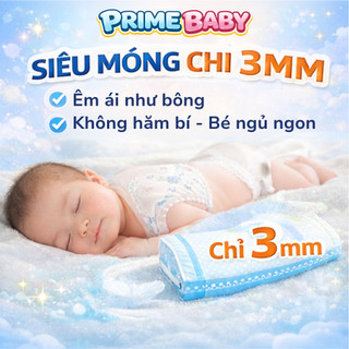 Combo 2 Bịch Bỉm Trẻ Em Size M Tã Quần Trẻ Em Prime Baby Mềm Mỏng Thấm Hút Nhập Khẩu Chính Hãng