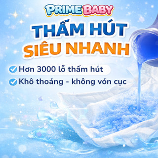 Combo 2 Gói Tã Quần PrimeBaby đủ size M108/ L104/ XL100/ XXL96/ 3XL92 miếng cho Bé